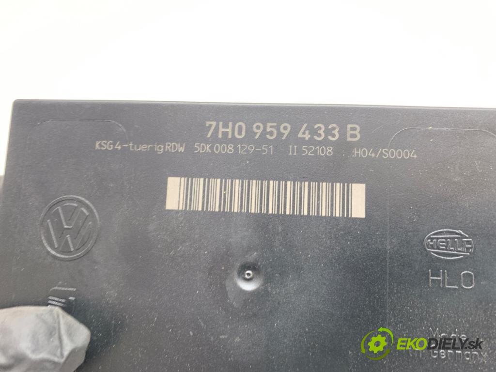 VW TRANSPORTER T5 Autobus 2008 96 kW 2.5 TDI 2461 modul komfortu 7H0959433B (Komfortní modul)