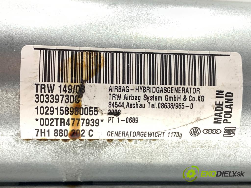 VW TRANSPORTER T5 Autobus 2008 96 kW 2.5 TDI 2461 AirBag spolujazdca 7H1880202C (Airbag)