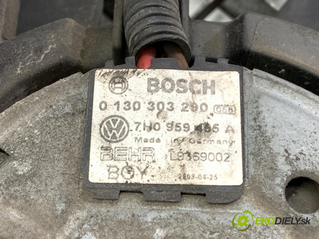 VW TRANSPORTER T5 Autobus 2008 96 kW 2.5 TDI 2461 Ventilátor chladiča 7H0121201DA (Ventilátor)