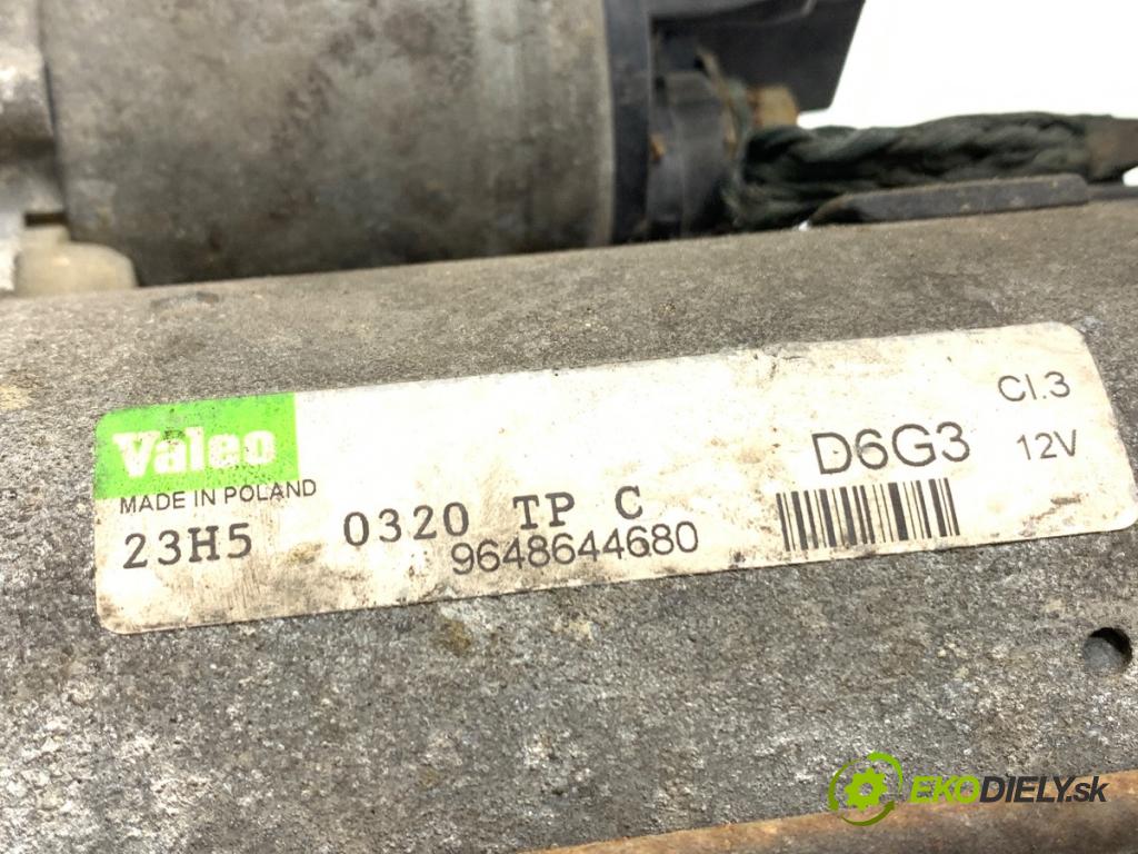 CITROEN C4 I liftback 2005 80 kW 1.6 16V 1587 Štartér 9648644680 (Štartér)