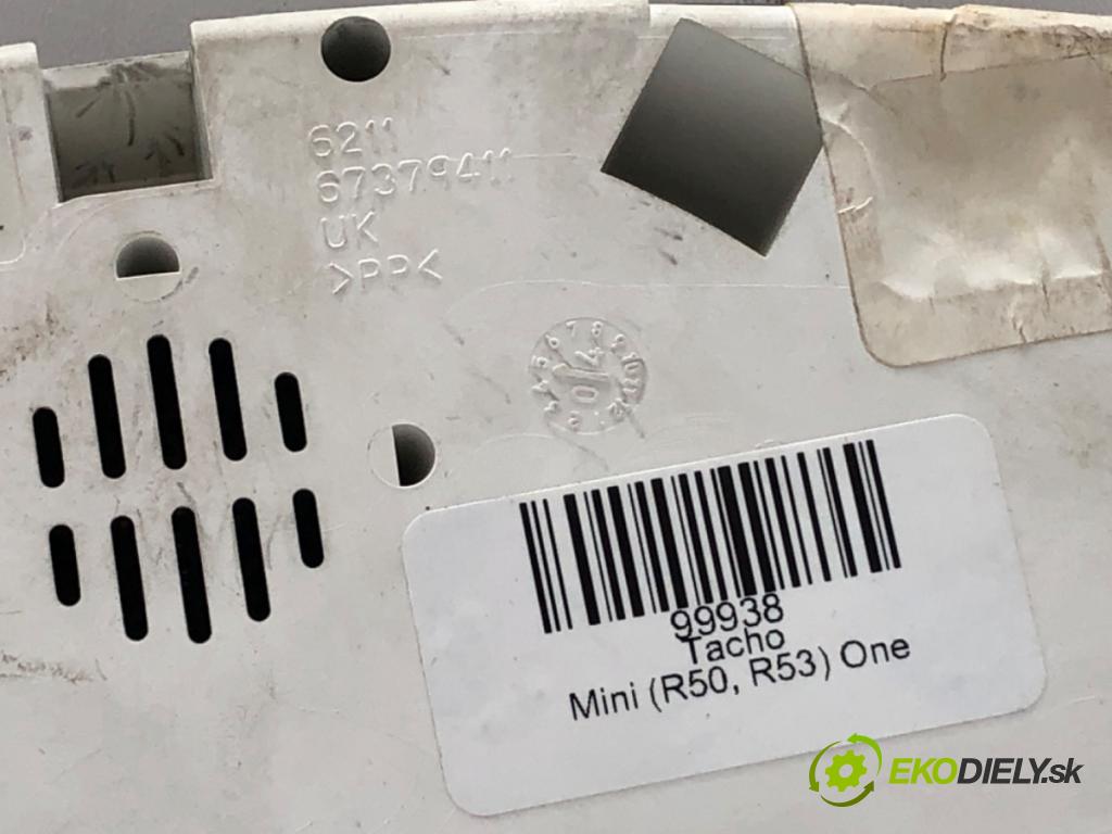 MINI R50 R53 liftback 2002 66 kW One 1598 Prístrojovka 6936283 (Prístrojová doska)