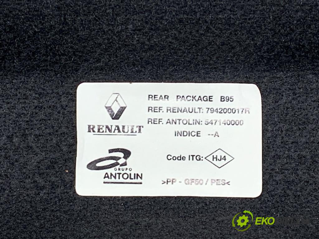 RENAULT MEGANE III liftback 2010 63 kW 1.5 dCi 1461 pláto zadní část 794200017R