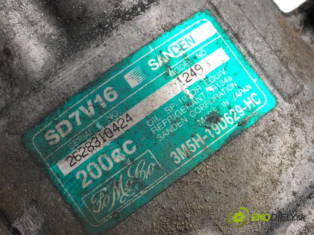 VOLVO S40 II sedan 2004 100 kW 2.0 D 1998 Kompresor klimatizácie 3M5H-19D629-HC (Kompresor klimatizácie)