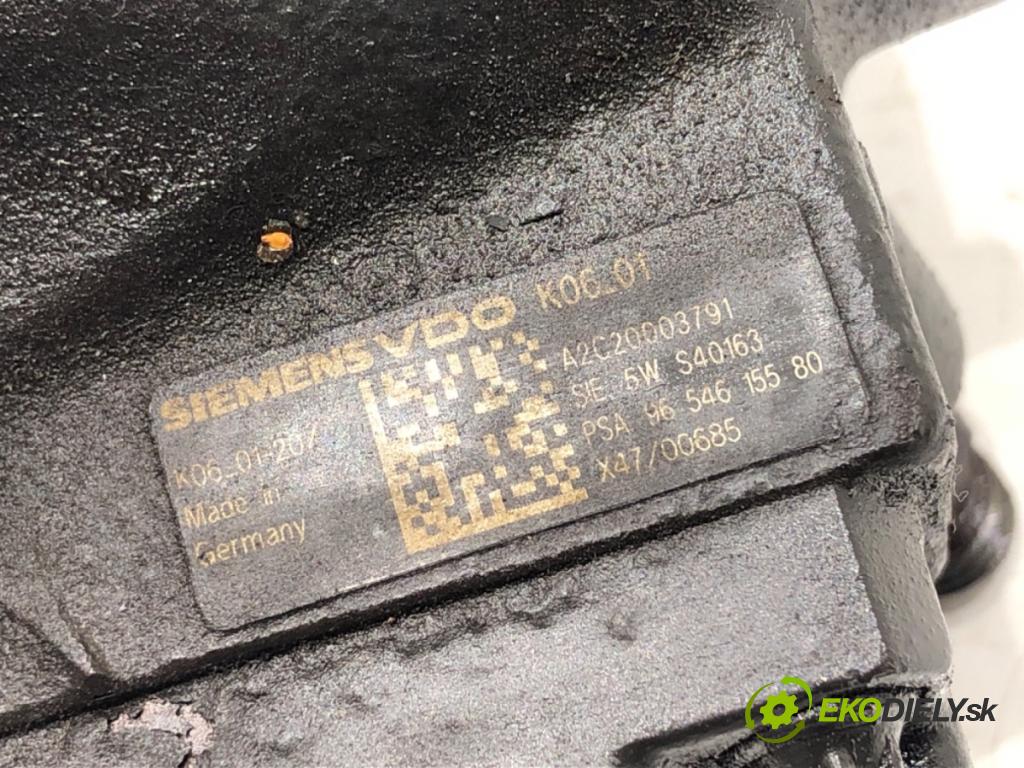 VOLVO S40 II sedan 2004 100 kW 2.0 D 1998 pumpa vstřikovací 9654615580 (Vstřikovací čerpadlo)