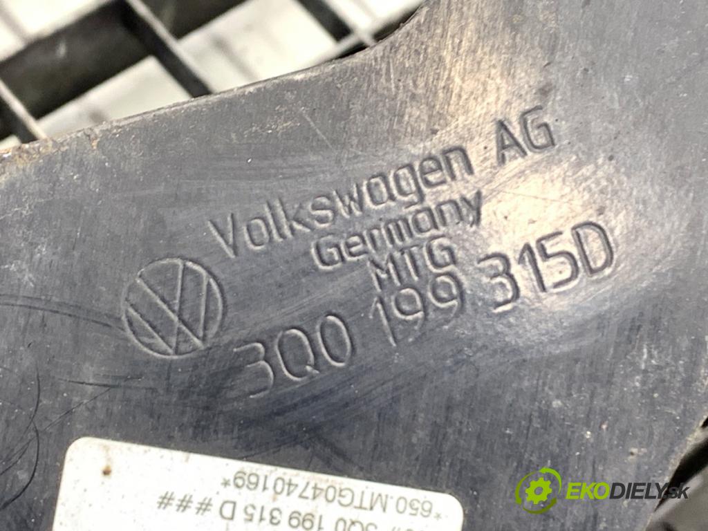 VW TIGUAN SUV 2016 110 kW 1.4 TSI 1395 Výstuha pod Motor 3Q0199315D (Výstuha predná)