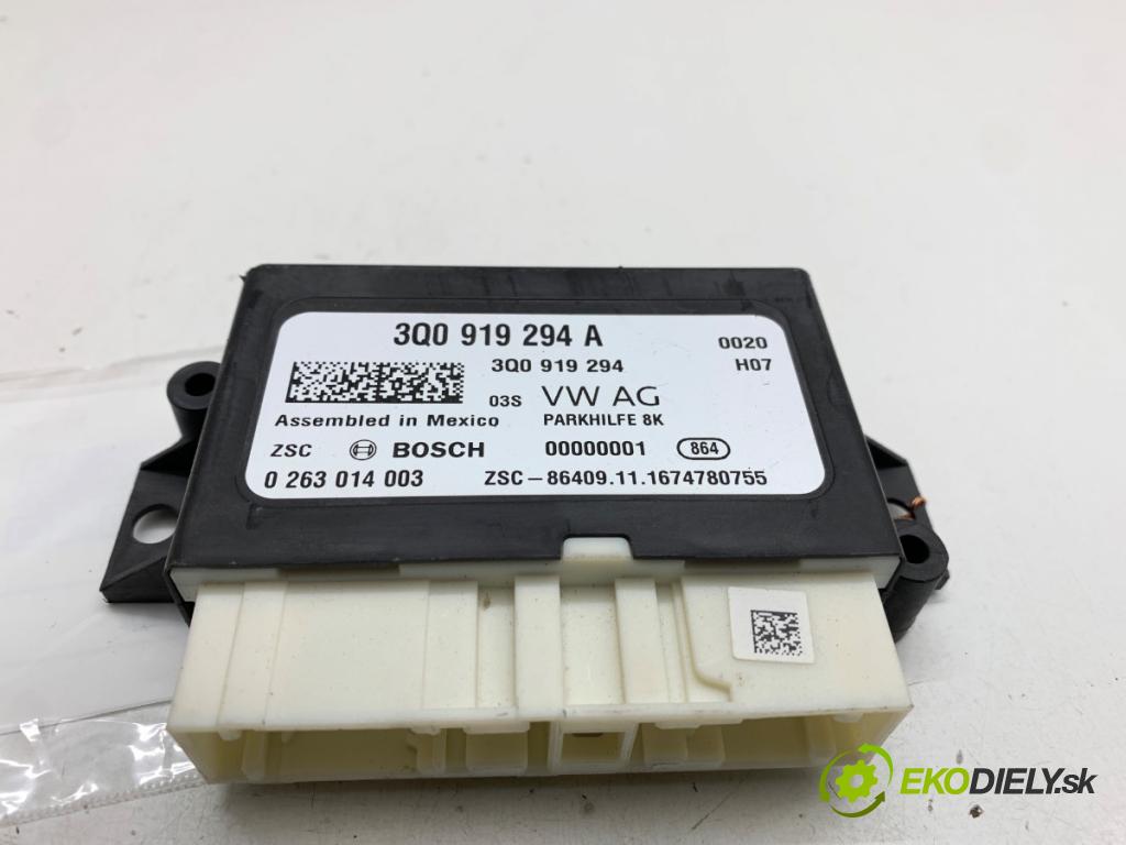 VW TIGUAN SUV 2016 110 kW 1.4 TSI 1395 Modul PDC 3Q0919294A (Riadiaca jednotka ostatné)