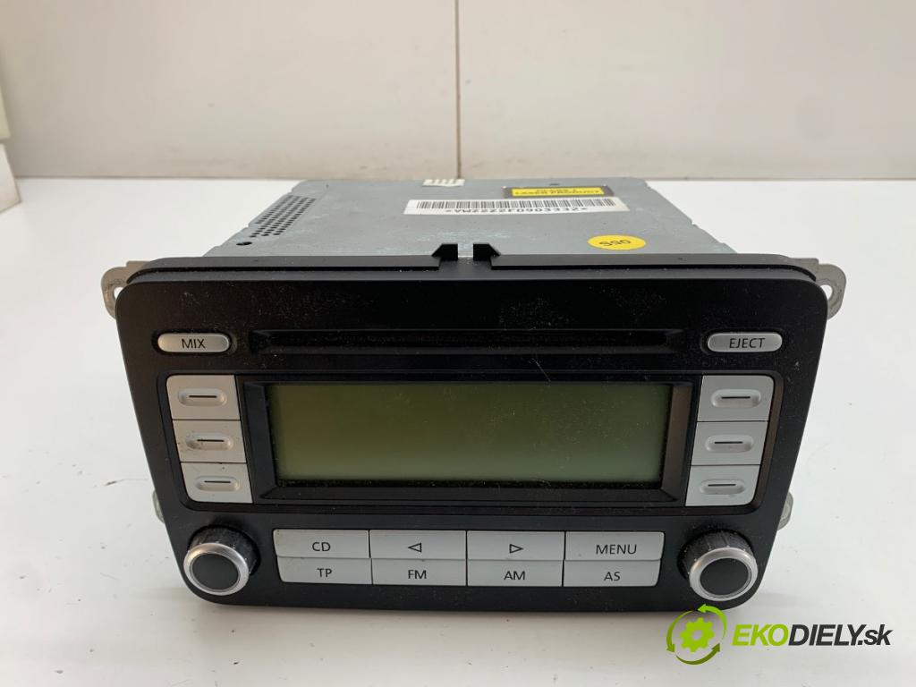 VW PASSAT B6 sedan 2006 77 kW 1.9 TDI 1896 RADIO 1K0035186R (Audio zariadenie)