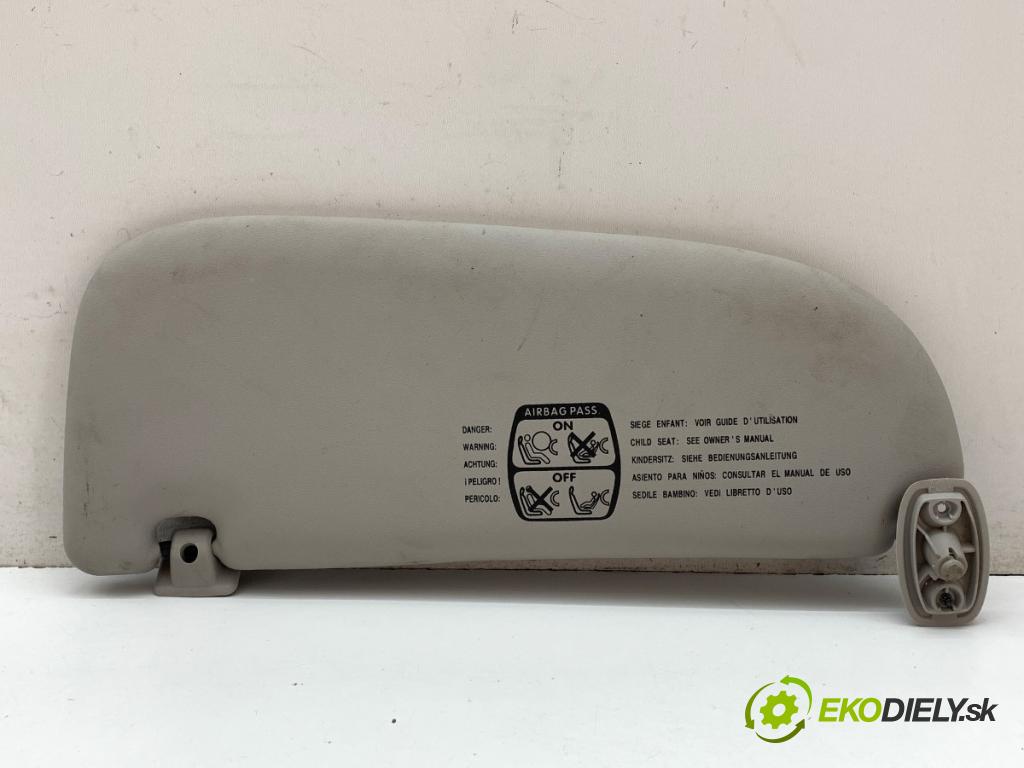 PEUGEOT 206 liftback 2003 44 kW 1.1 i 1124 clona sluneční pravý 