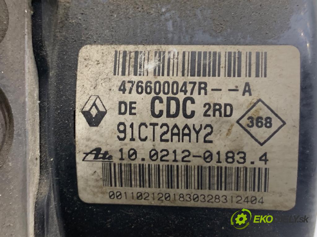 RENAULT LAGUNA III liftback 2008 96 kW 2.0 dCi (BT07, BT0J, BT14, BT1A, BT1S) 1995 Pumpa ABS 476600047R (Pumpa ABS)