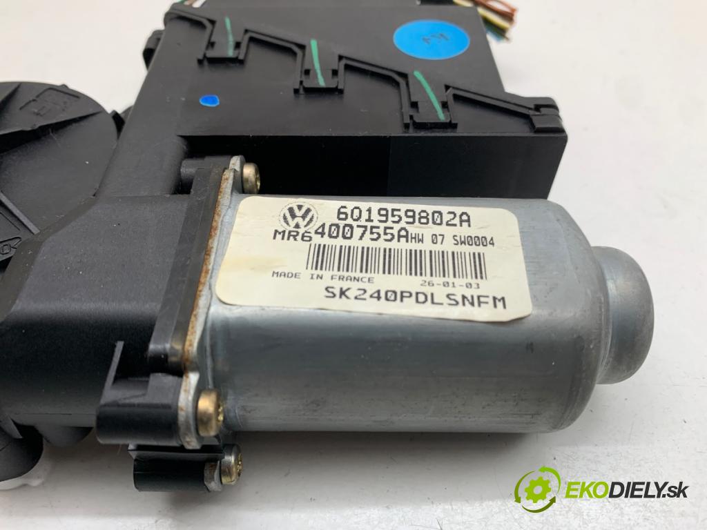 SKODA FABIA I liftback 2003 44 kW 1.4 1397 motor sťahovaní okna pravý přední část 6Q1959802A