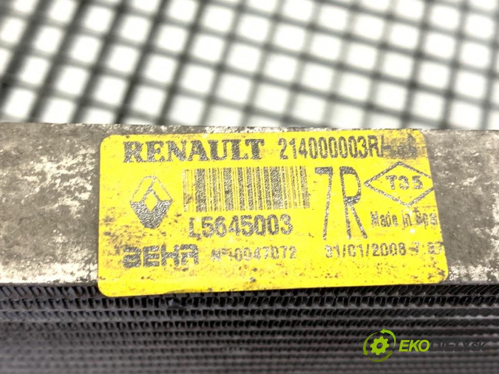 RENAULT LAGUNA III liftback 2008 96 kW 2.0 dCi (BT07, BT0J, BT14, BT1A, BT1S) 1995 chladič vody  (Vodní chladič)
