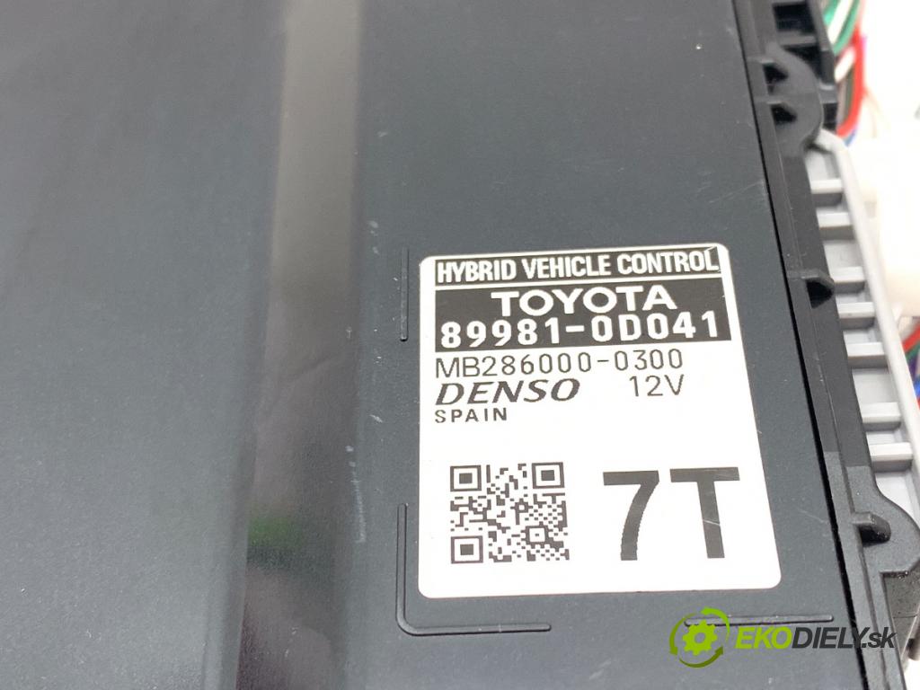 TOYOTA YARIS IV SUV 2022 68 kW 1.5 Hybrid (MXPJ10) 1490 Modul Riadiaca jednotka 89981-0D041 (Riadiaca jednotka ostatné)