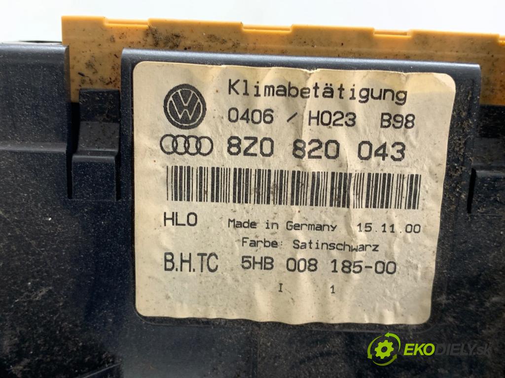 AUDI A2 liftback 2000 55 kW 1.4 TDI 1422 Panel ovládaní topení 8Z0820043 (Páčky pod volantem)