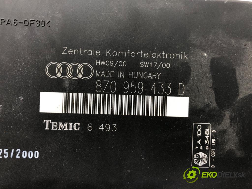 AUDI A2 liftback 2000 55 kW 1.4 TDI 1422 modul komfortu 8Z0959433D (Komfortní modul)