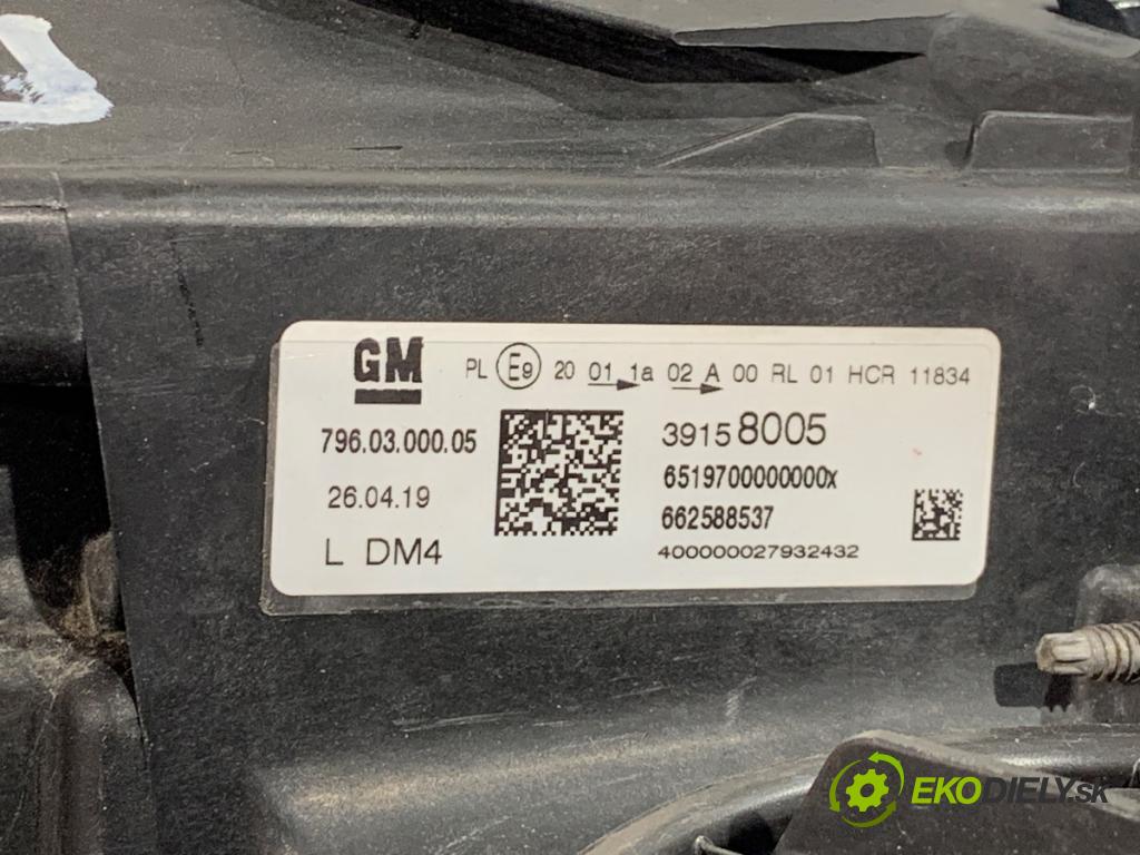 OPEL ASTRA K Kombi 2021 107 kW 1.2 Turbo (35) 1199 světlomet levý přední část 39158005