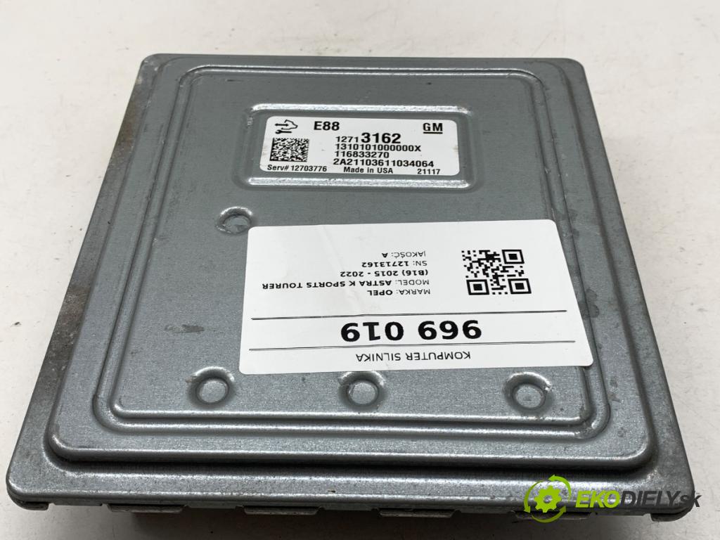 OPEL ASTRA K Kombi 2021 107 kW 1.2 Turbo (35) 1199 riadiaca jednotka Motor 12713162 (Riadiaca jednotka)