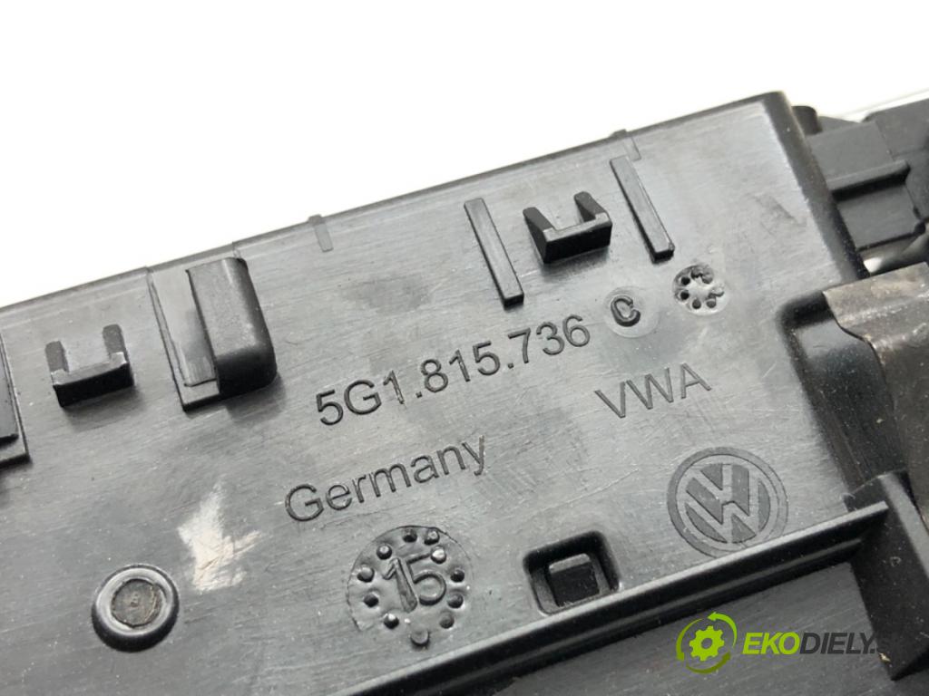 VW GOLF VII liftback 2015 135 kW 2.0 GTD 1968 mří topení přední část 5G1815736C