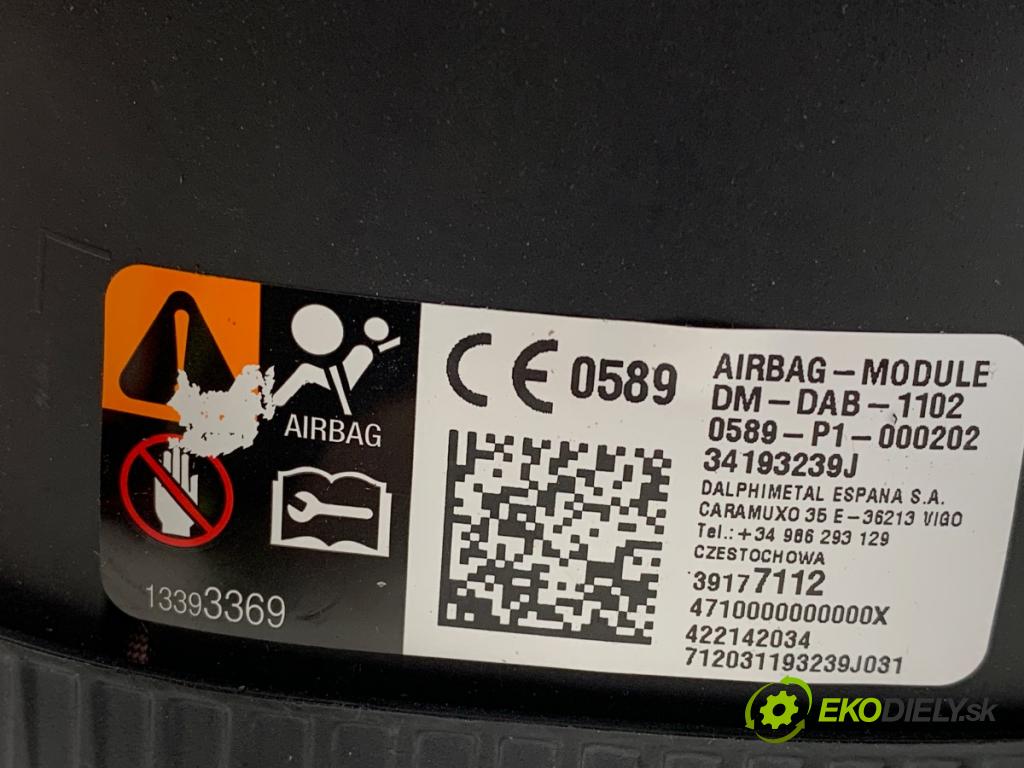 OPEL ASTRA K Kombi 2021 107 kW 1.2 Turbo (35) 1199 AirBag volantu 34210358G (Airbag)
