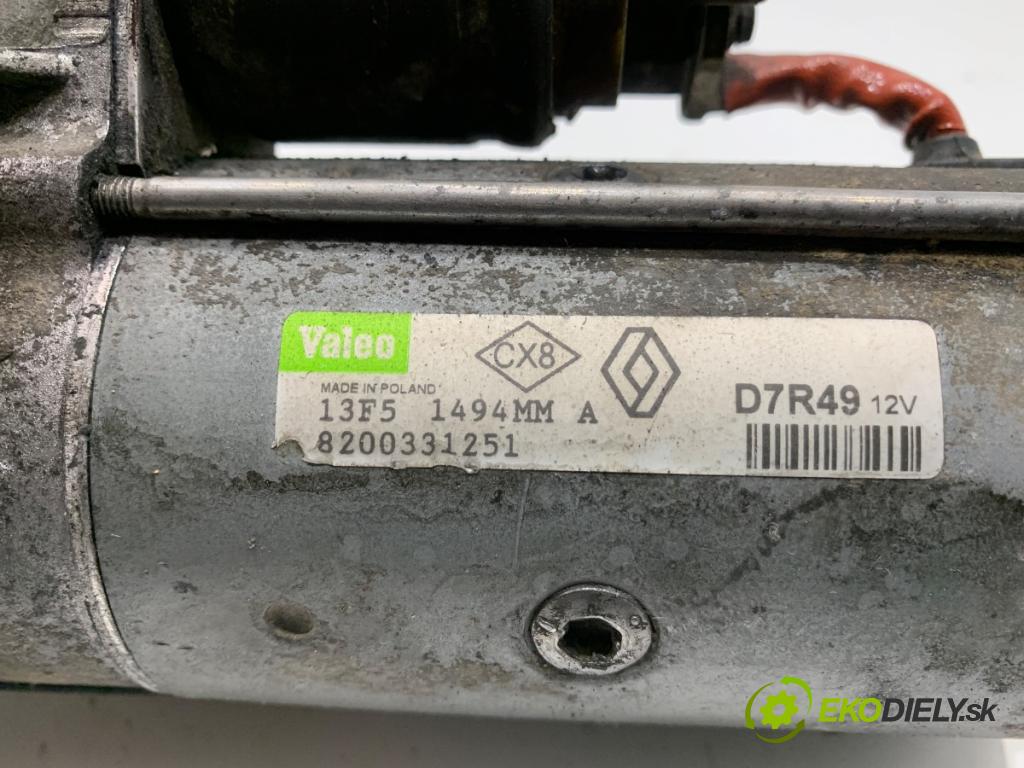 SUZUKI GRAND VITARA II samochód terenowy zamknięty 2006 95 kW 1.9 DDiS Napęd na wszystkie koła (JT419, TD44, JB419WD,... 1870 Štartér 8200331251 (Štartér)