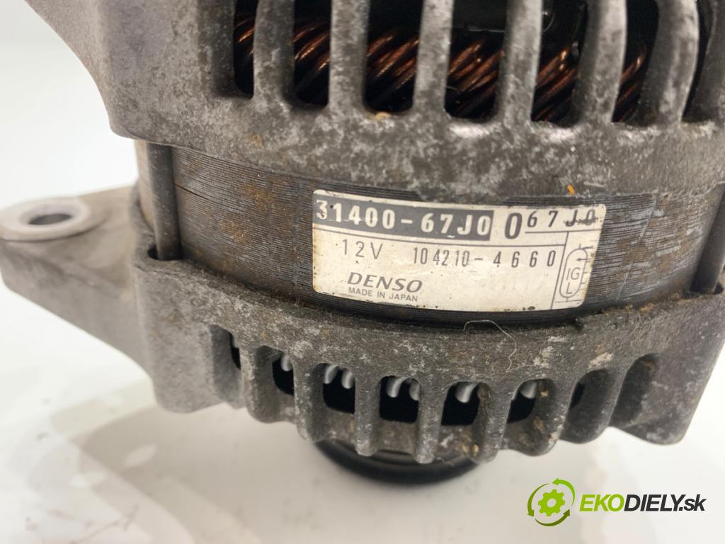 SUZUKI GRAND VITARA II samochód terenowy zamknięty 2006 95 kW 1.9 DDiS Napęd na wszystkie koła (JT419, TD44, JB419WD,... 1870 Alternátor 31400-67J0 (Alternátor)