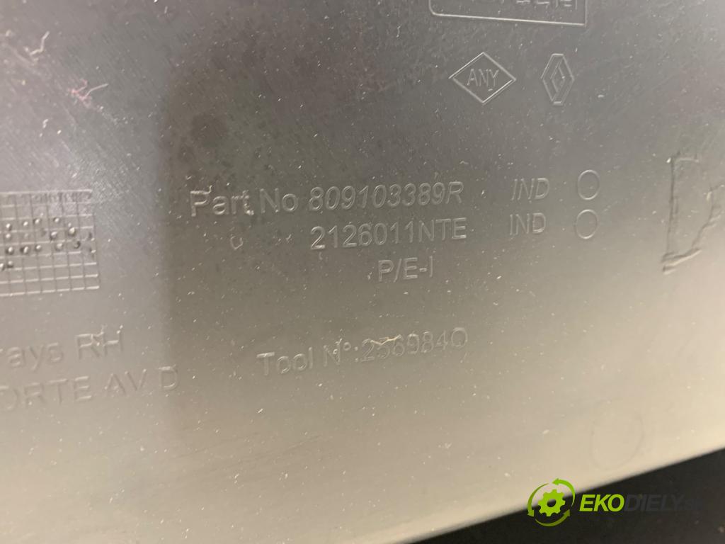 DACIA DUSTER SUV 2020 74 kW 1.0 TCe 100 (HMMT) 999 ča dveře pravý přední část 809103389R