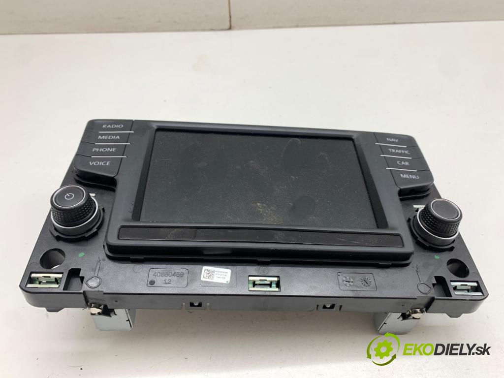 VW GOLF VII liftback 2015 135 kW 2.0 GTD 1968 RADIO Dislpej 3G0919605D