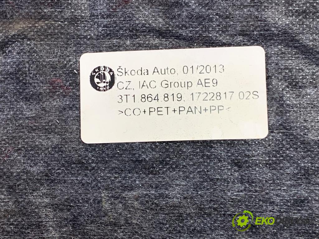 SKODA SUPERB II liftback 2013 103 kW 2.0 TDI 1968 přihrádka kastlík spolujezdce 3T1857097C (Přihrádka (kastlík))