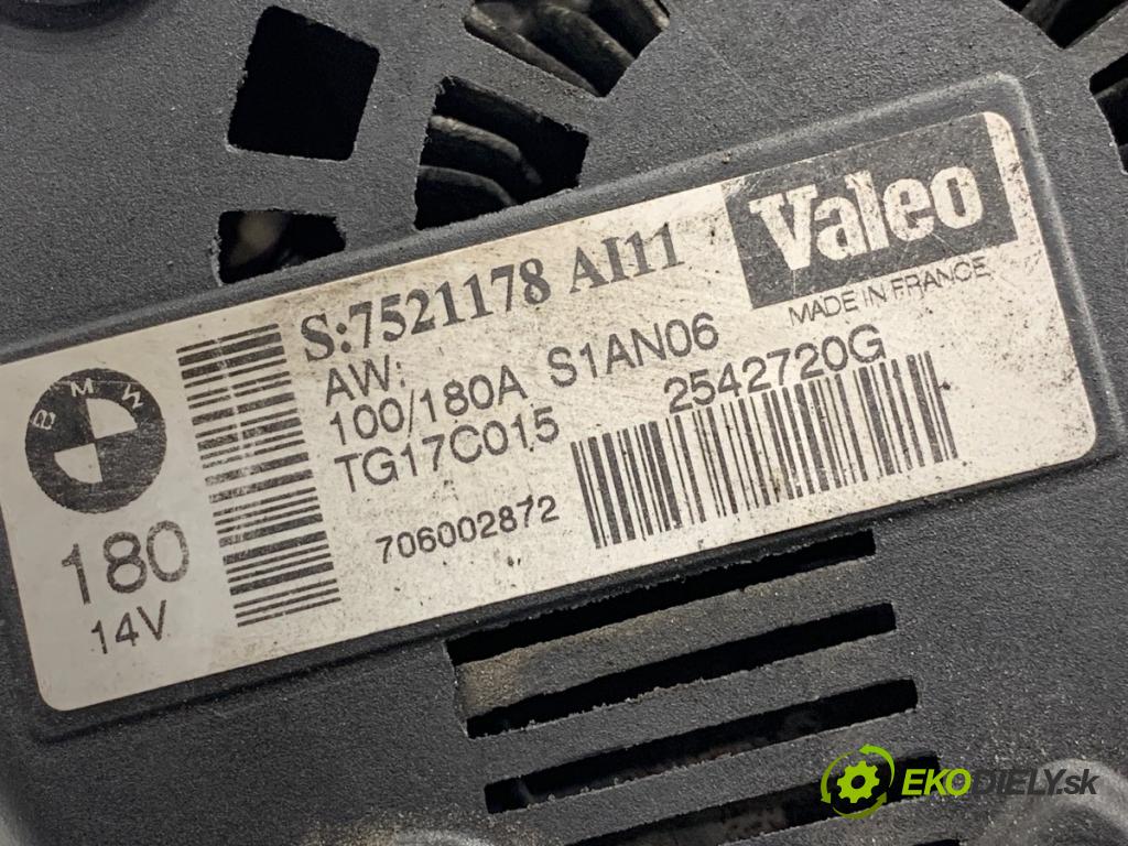 BMW E60 sedan 2005 160 kW 525 i 2996 Alternátor 7521178 (Alternátor)