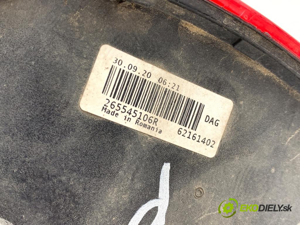 DACIA DUSTER SUV 2020 74 kW 1.0 TCe 100 (HMMT) 999 Svetlo nárazníka pravy zad 265545106R