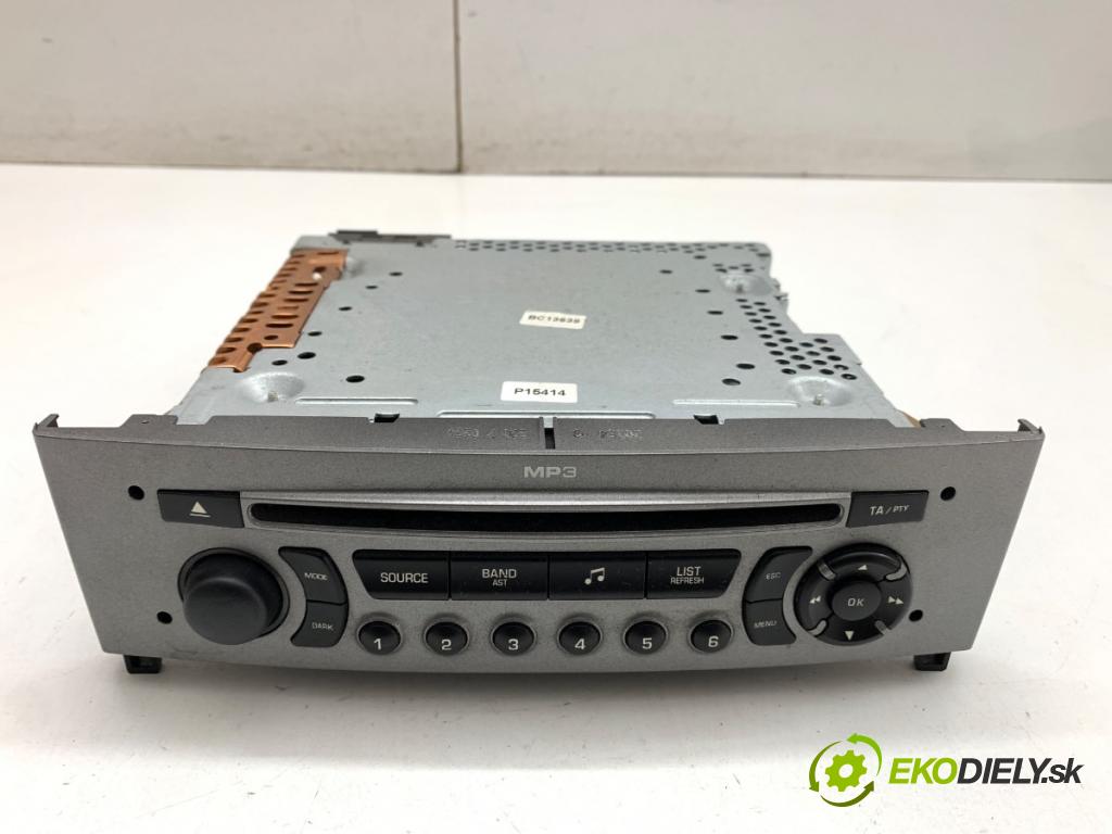 PEUGEOT 308 SW Kombi 2008 88 kW 1.6 16V 1598 RADIO 96650206XH (Audio zariadenie)
