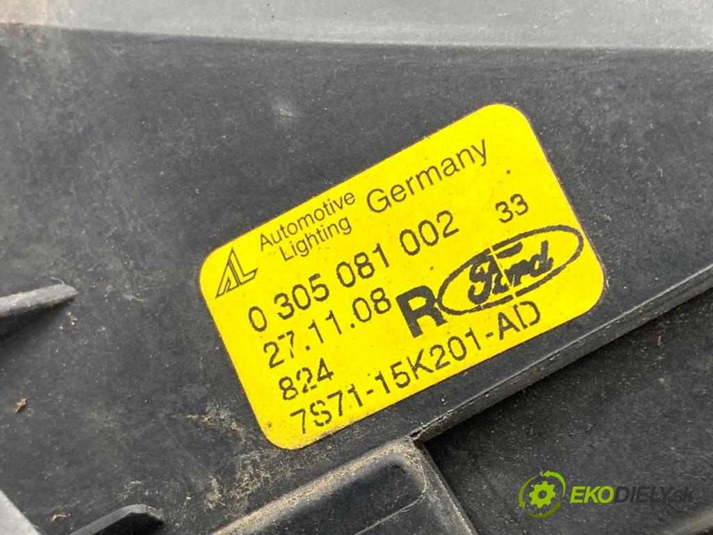 FORD MONDEO MK4 liftback 2008 74 kW 1.8 TDCi 1753 hmlové svetlo, hmlovka pravý přední část 7S71-15K201-AD