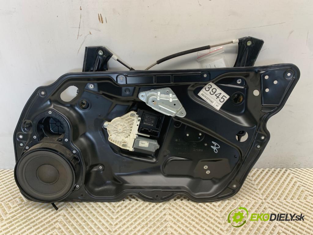 VW PASSAT B6 sedan 2006 110 kW 2.0 FSI 1984 mechanismus okna pravý přední část 3C1837756G