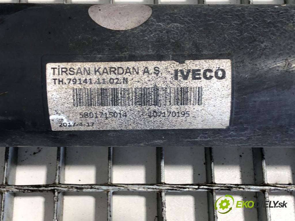 IVECO DAILY VI Platforma / podwozie 2017 115 kW 33S16, 35S16, 35C16, 40C16, 50C16 2287 Kardaň, hriadeľ hnací zad 5801715014 (Kardaňový hriadeľ)