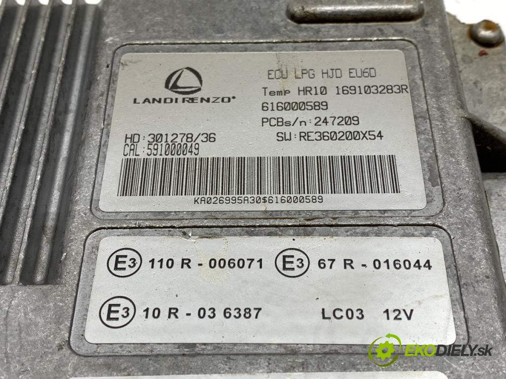DACIA DUSTER SUV 2020 74 kW 1.0 TCe 100 (HMMT) 999 řídící jednotka LPG 169103283R