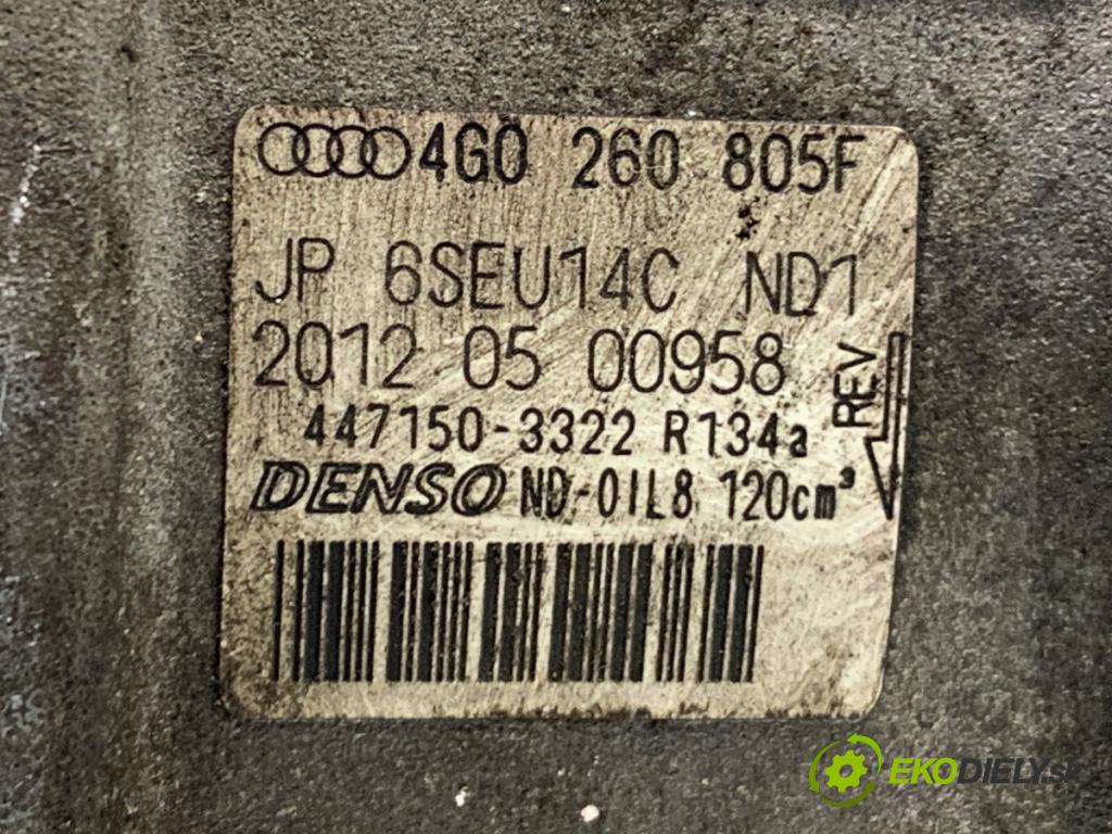 AUDI A8 D3 sedan 2007 331 kW S8 quattro 5204 Kompresor klimatizácie 4G0260805F (Kompresor klimatizácie)