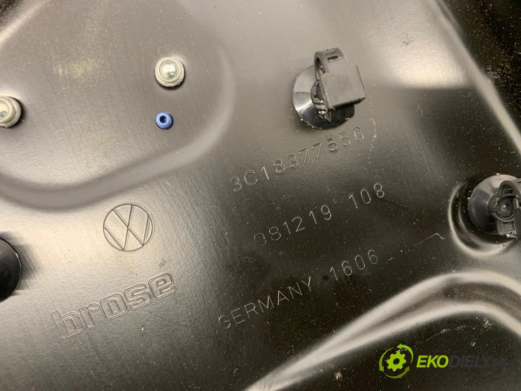 VW PASSAT B6 sedan 2006 110 kW 2.0 FSI 1984 mechanismus okna levý přední část 3C1837755G