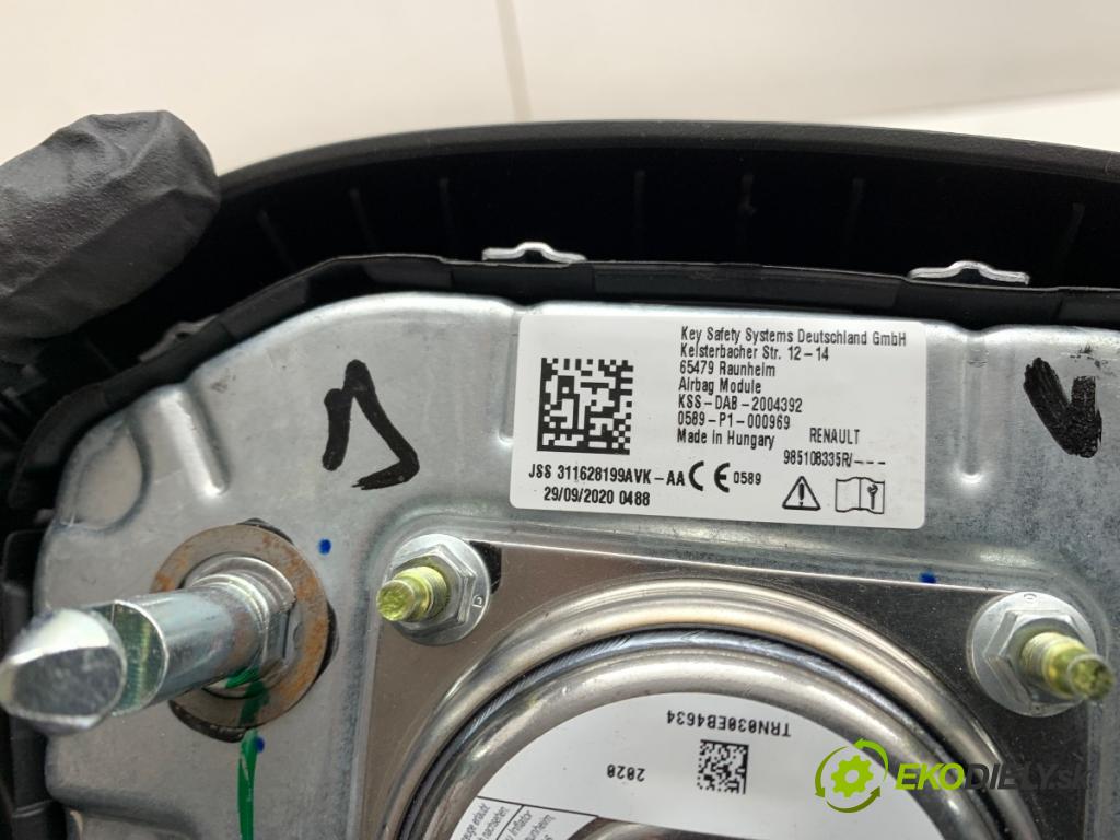 DACIA DUSTER SUV 2020 74 kW 1.0 TCe 100 (HMMT) 999 AirBag volantu 985108335R (Airbag)