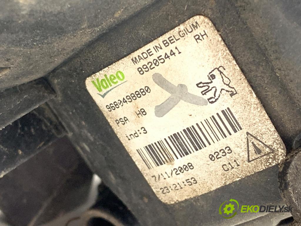 PEUGEOT 308 SW Kombi 2008 88 kW 1.6 16V 1598 hmlové svetlo, hmlovka pravý přední část 9680498880