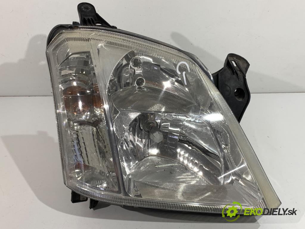 OPEL MERIVA A nadwozie wielkoprzestrzenne (MPV) 2003 64 kW 1.6 (E75) 1598 Svetlomet pravy predný 93321053
