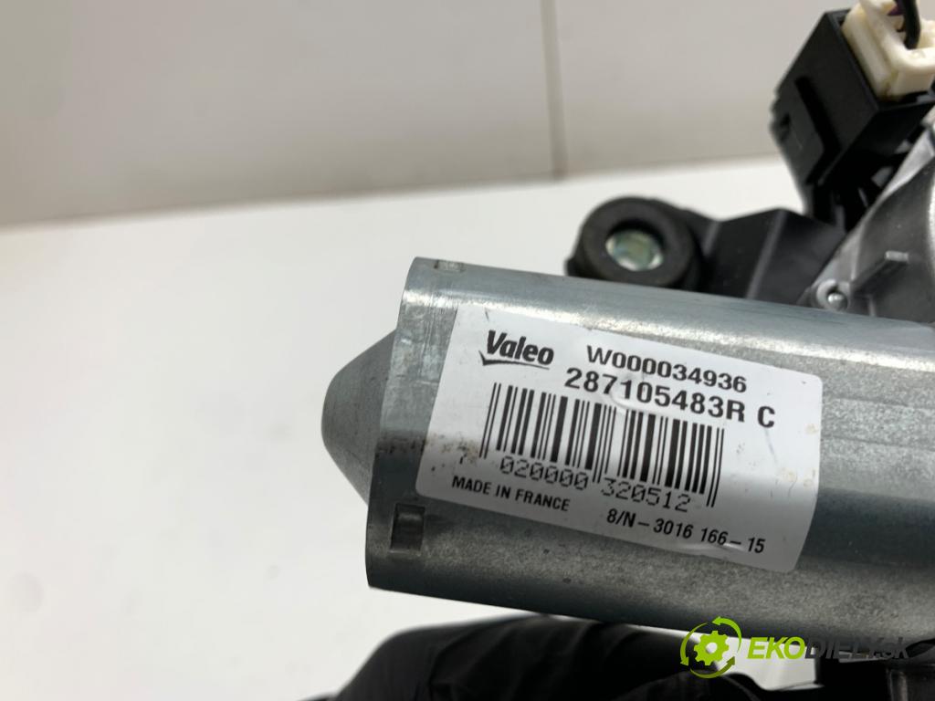 RENAULT CLIO IV liftback 2015 66 kW 1.5 dCi 90 1461 motor stěračů zadní část 287105483R