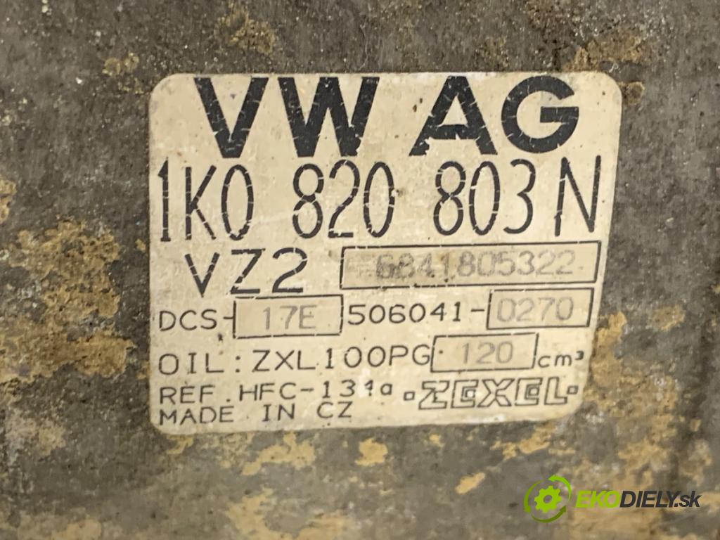 VW PASSAT B6 sedan 2006 110 kW 2.0 FSI 1984 kompresor klimatizace 1K0820803N (Kompresor klimatizace)