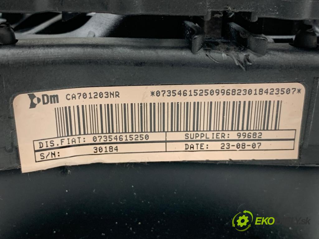 FIAT BRAVO II liftback 2007 88 kW 1.9 D Multijet (198AXB1A) 1910 AirBag volantu 07354615250 (Airbag)