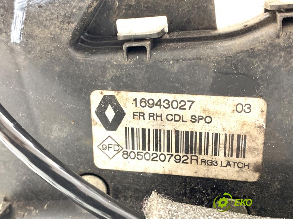 RENAULT TALISMAN sedan 2017 118 kW 1.6 dCi 160 1598 zámok Dvere pravy predný 16943027