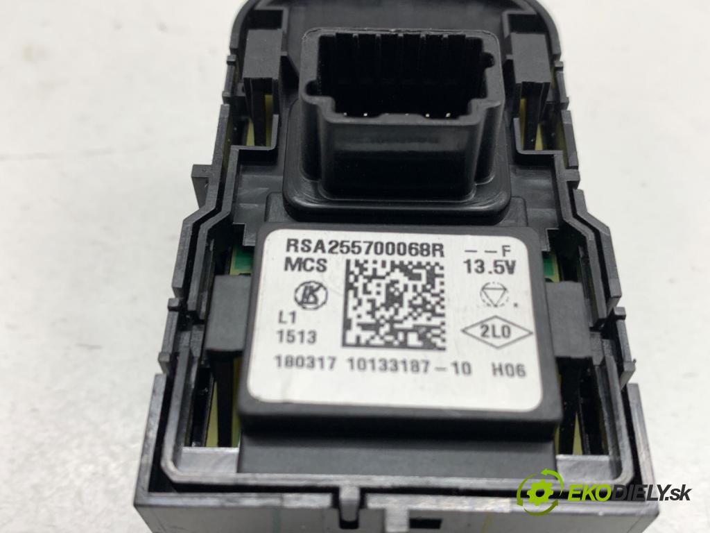 RENAULT CLIO IV liftback 2018 54 kW 1.2 16V 1149 přepínač nastavení zpětných zrcátek 255700068R (Páčky pod volantem)