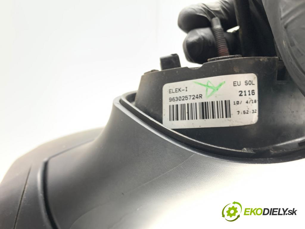 RENAULT CLIO IV liftback 2018 54 kW 1.2 16V 1149 zpětné zrcátko levý 963025724R