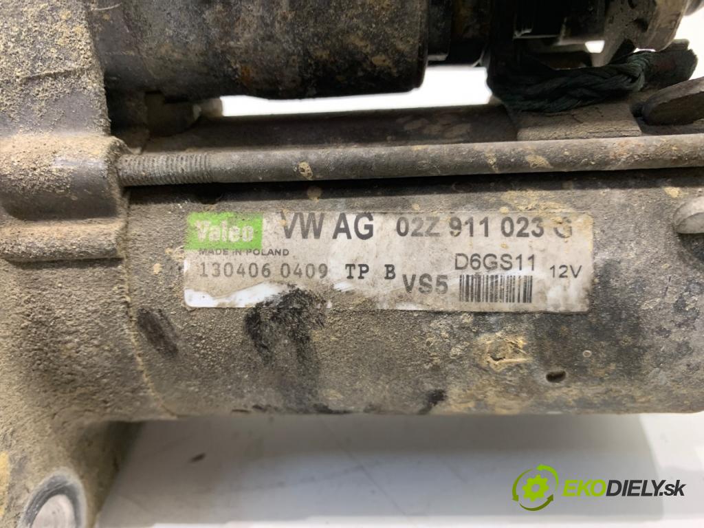 VW PASSAT B6 sedan 2006 110 kW 2.0 FSI 1984 startér 02Z911023G (Startér)