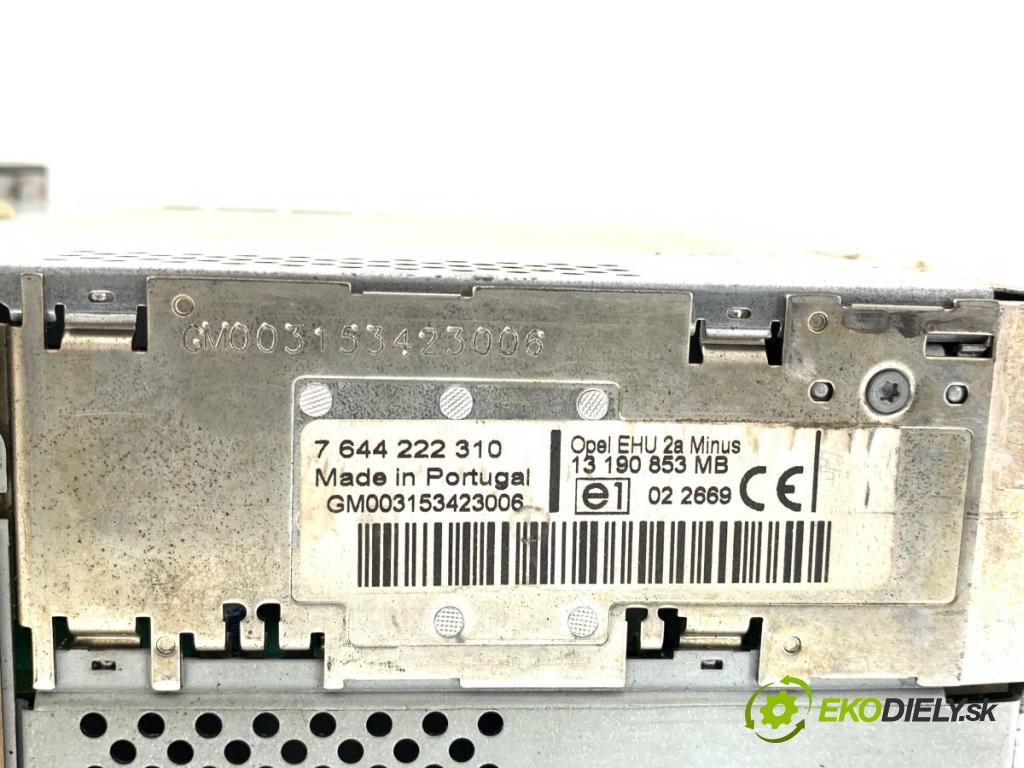 OPEL VECTRA C Kombi 2005 88 kW 1.9 CDTI (F35) 1910 RADIO 13190853 (Audio zariadenie)