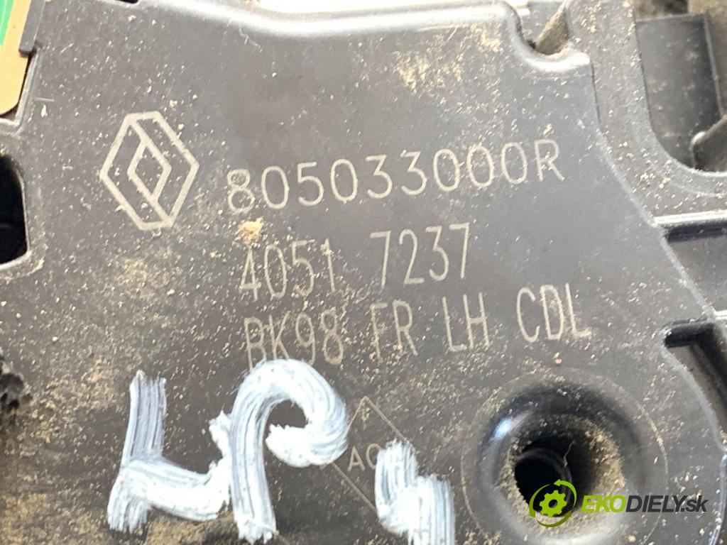 RENAULT CLIO IV liftback 2015 66 kW 1.5 dCi 90 1461 zámok dveře levý přední část 805033000R