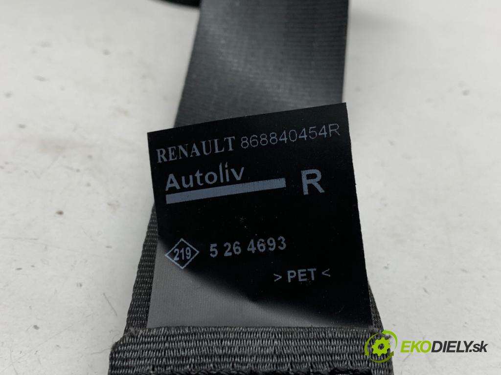 RENAULT CLIO IV liftback 2015 66 kW 1.5 dCi 90 1461 držák bezpečnost pravý přední část 868840454R