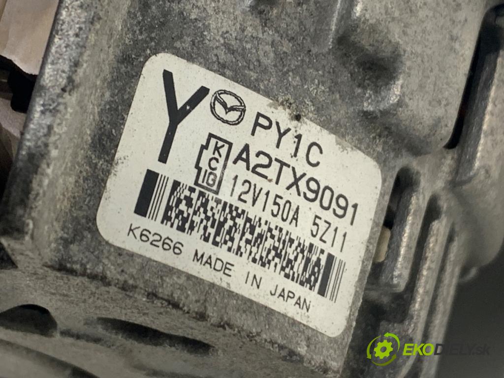 MAZDA 6 GJ Kombi 2016 141 kW 2.5 2488 Alternátor A2TX9091 (Alternátor)